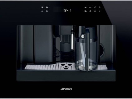 Vestavný automatický espresso kávovar Smeg Dolce Stil Novo CMS4601NX / 45 x 60 cm (V x Š) / 1350 W / 1,8 l / 220 - 240 V / 15 bar / LCD displej / nerez / černá / POŠKOZENÝ OBAL