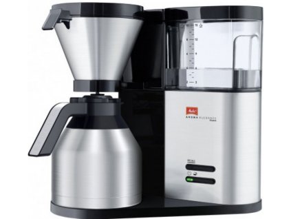 Kávovar Melitta Aroma Elegance Therm 1012-04 / 1000 W / nerezová termokonvice / černá / ZÁNOVNÍ