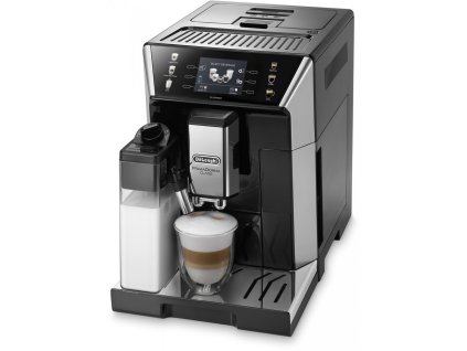 Automatický kávovar De'Longhi PrimaDonna Class ECAM 550.65.SB / 1450 W / 2 l / 19 bar / stříbrná/černá / ZÁNOVNÍ