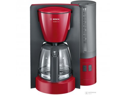 Kávovar na překapávanou kávu Bosch TKA6A044 / 1200 W / červená / ZÁNOVNÍ