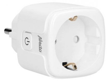 Wi-Fi adaptér Alecto SMART-PLUG10 / 16 A / 3680 W / 230 V / bílá / ROZBALENO