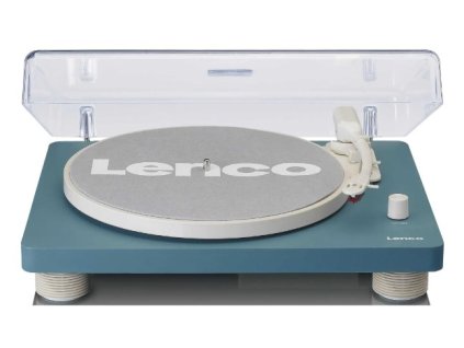 Gramofon Lenco LS-50 / 3 velikosti desek / 3 rychlosti / tyrkysová / ZÁNOVNÍ