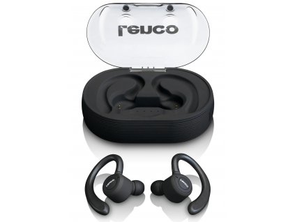 Bezdrátová sluchátka Lenco EPB-460BK / Bluetooth 5.0 / černá / ROZBALENO