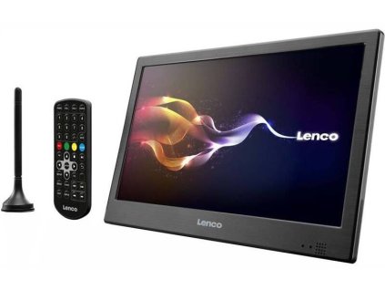 Televize HD Lenco TFT-1038 / 10" (26 cm) / TFT LCD displej / 1024 × 600 px / HDMI / černá / ROZBALENO