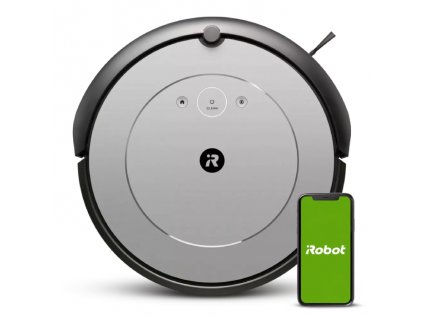 Robotický vysavač iRobot Roomba i1156 / doba provozu na jedno nabití až 75 min. / stříbrná / ROZBALENO