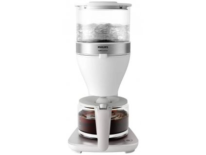 Kávovar na překapávanou kávu Philips Gourmet HD5416/00 / 15 šálků / skleněná konvice / bílá / ROZBALENO