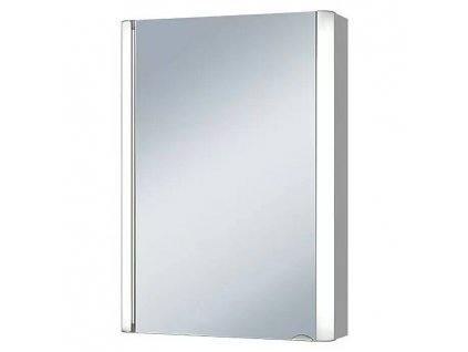 Zrcadlová skříňka s LED osvětlením / 50 x 70,5 cm / MDF/hliník