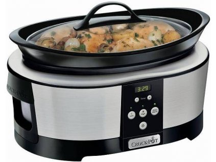 Hrnec pomalý CrockPot SCCPBPP605 / 5,7 l / 250 W / stříbrná / černá / ZÁNOVNÍ