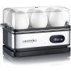 Vařič na vajíčka Arendo Sixcook 400 W s funkcí ohřevu pro 6 vajec / nerez / černá / ZÁNOVNÍ