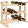 Stojan na víno Promadino Medoc / 53,8 x 30 x 40 cm / na 12 lahví / dřevo / ZÁNOVNÍ