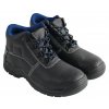 Bezpečnostní pracovní obuv / velikost 43 / S3 / polyuretan / kůže / černá