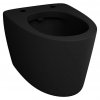 Závěsná WC mísa RAK Ceramics Feeling / sanitární keramika / černá / POŠKOZENÝ OBAL