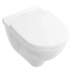 Závěsná toaletní souprava Villeroy & Boch Targa Style / 3-4,5 l / duroplast / keramika / nerezová ocel / bílá / POŠKOZENÝ OBAL
