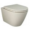 Závěsná WC mísa RAK Ceramics Feeling / sanitární keramika / šedá / matná
