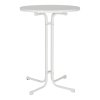 Barový stolek Mainz / Ø 70 cm / plast / bílá / 2. JAKOST