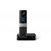 Bezdrátový telefon se záznamníkem Philips D635 / dosah 300 m / černá
