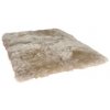 Huňatý koberec Shaggy / 120 × 60 cm / 100% jehněčí kůže / béžová
