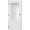 Interiérové dveře Doornite Basic / 2/3 sklo / 70 cm / levé / lakované / papírová voština / bílá