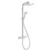 Sprchový systém Hansgrohe Croma E Showerpipe 280 1jet Varia / 4 typy trysek / 10 l/min. / 1 ½″ / kov / plast / chrom