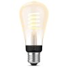 Chytrá LED žárovka Philips Hue Bluetooth / filament ST64 / 7 W / E27 / White Ambiance / teplá i studená bílá