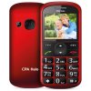 Mobilní telefon CPA Halo 11 Senior s nabíjecím stojánkem / 900 mAh / 2,4" (6,1 cm) / 220 x 176 px / 900 MHz / červená