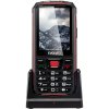 Mobilní telefon Evolveo StrongPhone Z4 (SGP-Z4-B) / IP68 / DUAL SIM / 320 × 240 px / 2,8" (7,1 cm) / IPS displej / černá/červená / ROZBALENO