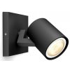 Bodové svítidlo Philips Hue Runner White Ambiance Spot 5309030P6 / LED žárovka / 250 lm / černá / ROZBALENO