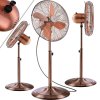 Stojanový ventilátor Kesser / 40 cm / měděná / POŠKOZENÝ OBAL