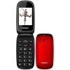 Mobilní telefon Evolveo EasyPhone FD / SGM EP-700-FDR + nabíjecí stojánek / Bluetooth / červená / ROZBALENO