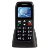 Mobilní telefon Fysic FM-7500 / pro seniory / se stojánkem / SOS tlačítko / 124 x 160 px / 1,77" (4,5 cm) / 900 mAh / černá / ROZBALENO