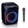 Party reproduktor Lenco PA-100BK / 100 W / Bluetooth / USB / světelné LED efekty / černá / ZÁNOVNÍ