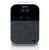 Multifunkční reproduktor Lenco 387146 / Bluetooth / FM rádio / pohybový senzor / bílá / POŠKOZENÝ OBAL