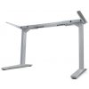 Výškově nastavitelná stolová podnož Uplift Desk / pro šířku desky 105-205 cm / šedá / 2. JAKOST