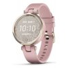 Chytré hodinky Garmin Lily - Sport Edition - Cream Gold / Dust Rose Silicone Band (010-02384-13) / 1" (2,54 cm) LCD displej / vodotěsnost 5 ATM / Bluetooth / růžová / ROZBALENO