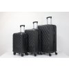 3dílná sada cestovních kufrů BestBerg BBL-105B / 20, 24, 28 l / ABS / černá