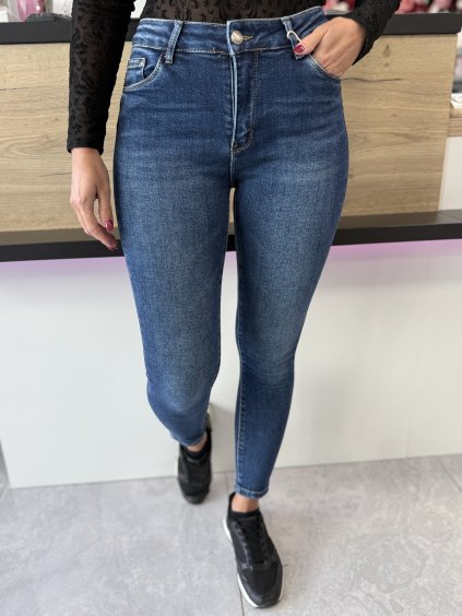 Tmavě modré skinny džíny M.SARA