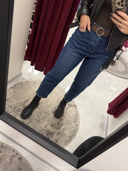 Tmavě modré M.SARA džíny  BALLOON