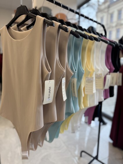 Tílkové push-up body BÉŽOVÉ