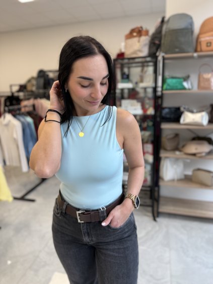 Tílkové push-up body BABY BLUE