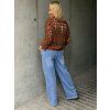 Světle modré M.SARA wide leg džíny
