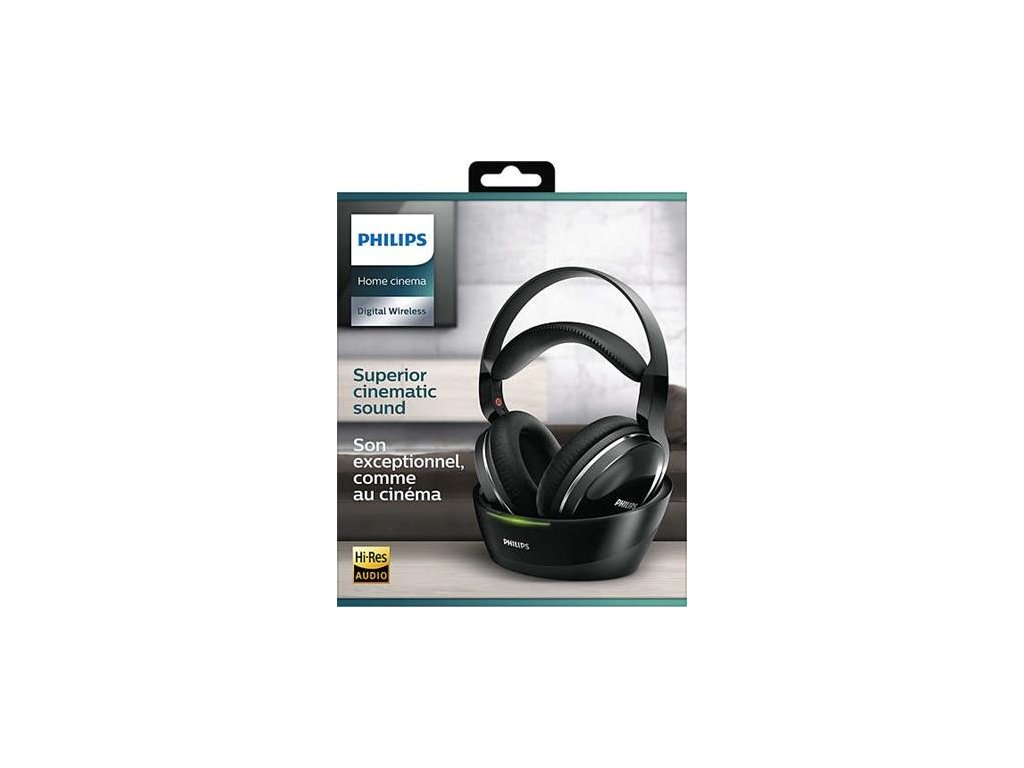 SHD8850/12 Hi-Res bezdrátová sluchátka Philips