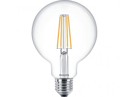 7-60W E27 827 G93 CL G ND 806Lm 2700K LED žárovka Globe FILAMENT Classic Philips DOPRODEJ