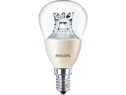 5.5-40W E14 822/827 P48 CL DT 470Lm LED kapka stmívatelná MASTER Philips DOPRODEJ 3KS
