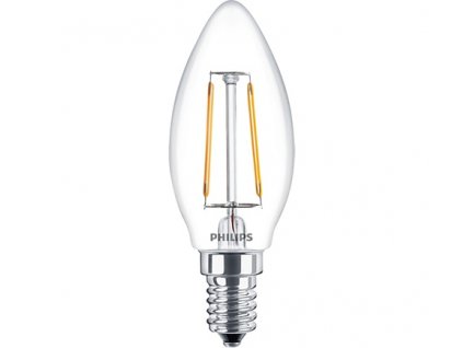 4.3-40W E14 840 B35 CL G ND 470Lm LED žárovka svíčka filament Classic Philips