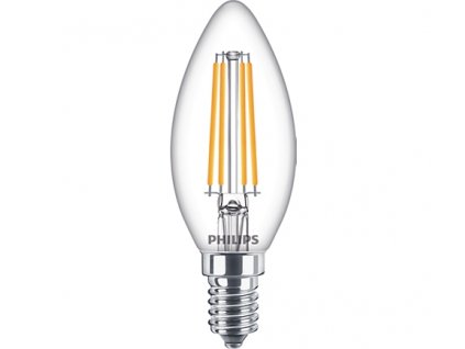 6.5-60W E14 840 B35 CL G ND 806Lm LED žárovka svíčka filament Classic Philips