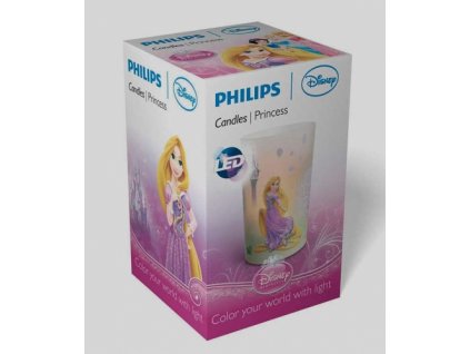 71711/03/16 Philips Disney LED stolní svítidlo svíčka Rapunzel / Locika - na Vlásku DOPRODEJ 3KS