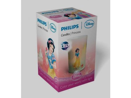 71711/01/16 Philips Disney LED stolní svítidlo svíčka Snow White / Sněhurka DOPRODEJ 1KS