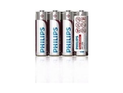 Philips Power Alkaline AA/LR6 4KS LR6P4F/10 tužkové alkalické baterie