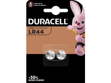 Duracell LR44  (A76/V13GA/76A) 2KS 1,5V alkalická knoflíková baterie