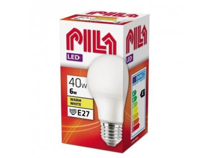 40W E27 827 A60 FR ND 470Lm LED žárovka matná LEDbulb PILA
